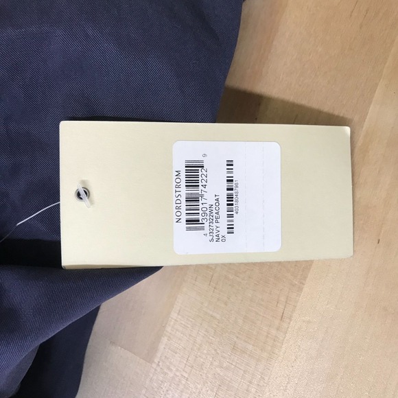 SEJOUR - WOMEN'S 0X - NAVY ZIP & SNAP CLOSURE HOODED CARGO JACKET COAT - Picture 10 of 10